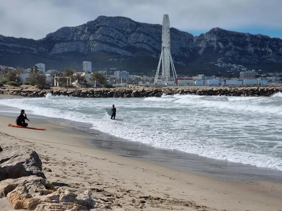 Appartement T1 Marseille Prado Chanot Plage فرنسا